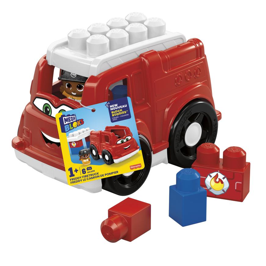 Juguete De Construcci&oacute;n Mega Bloks Peque&ntilde;o Veh&iacute;culo Bomberos image number 0