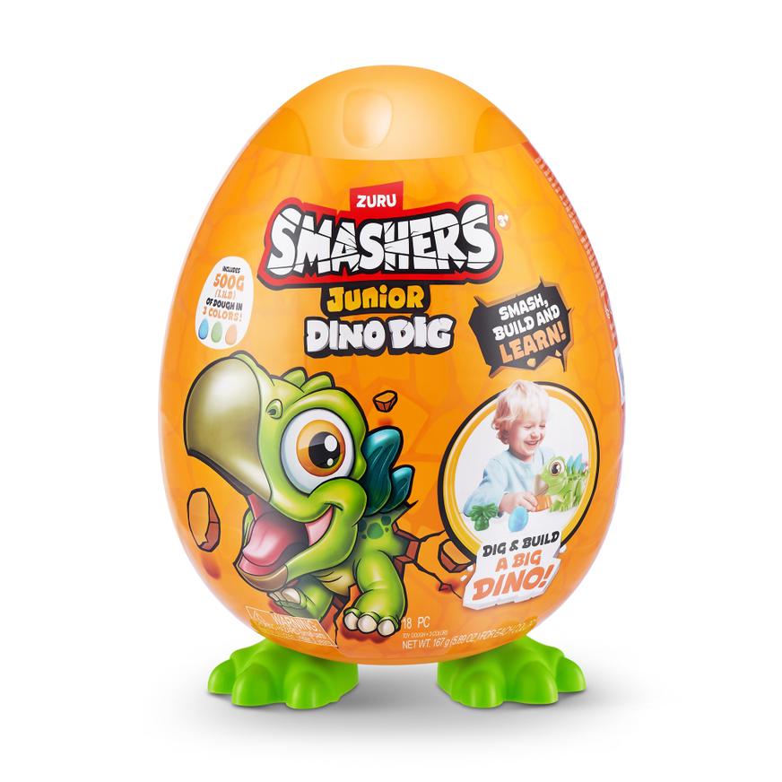 Mini Huevo Dino Smashers Dig Stegasurus image number 0