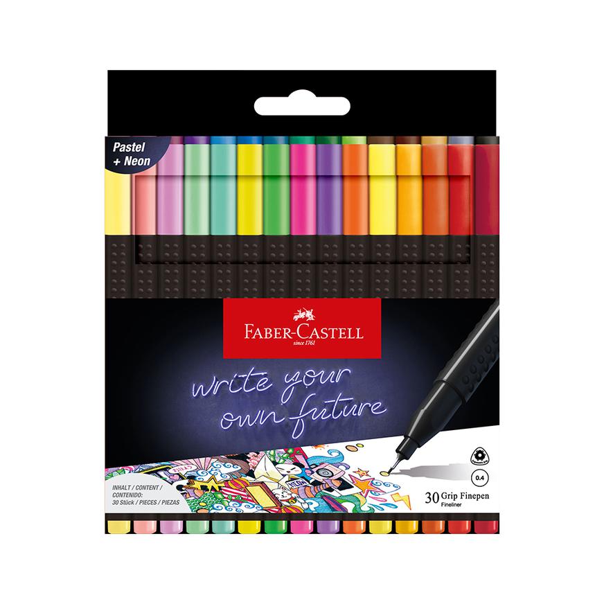 Rotulador Faber Castell Grip Finepen X 30 Und image number 0