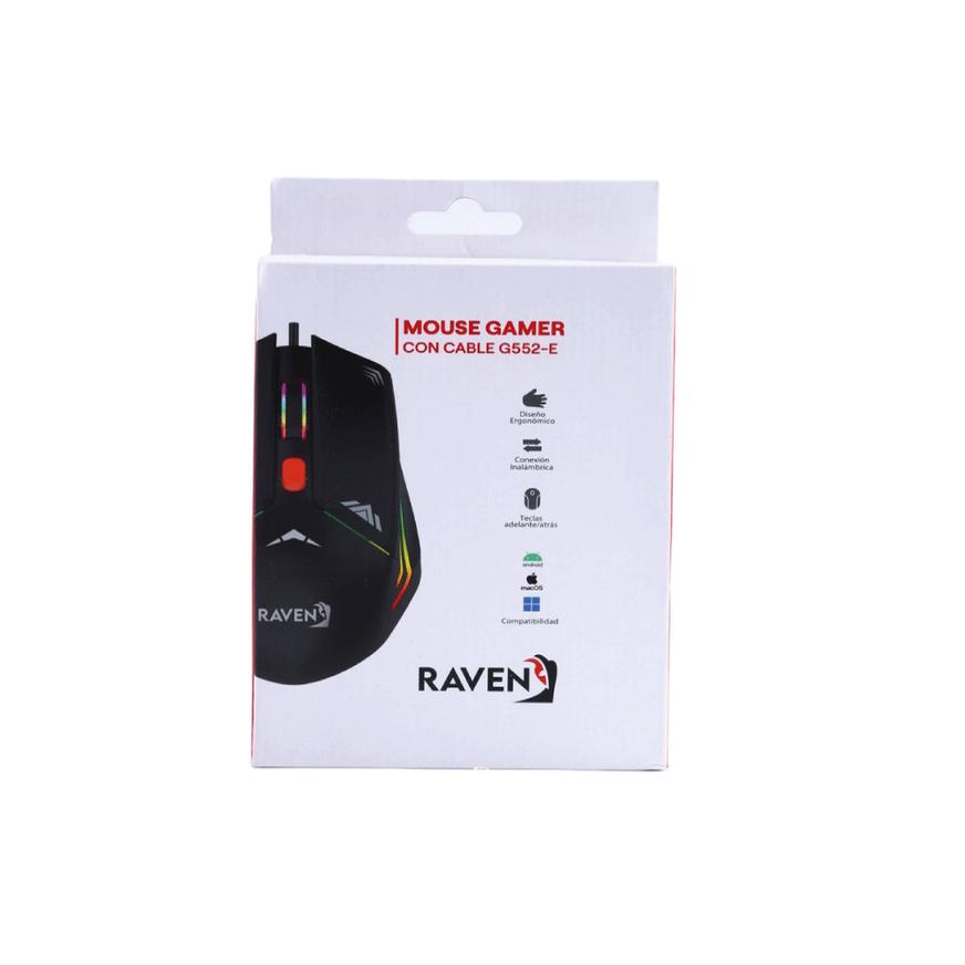 Mouse Gamer Raven G-552-E Con Cable image number 0