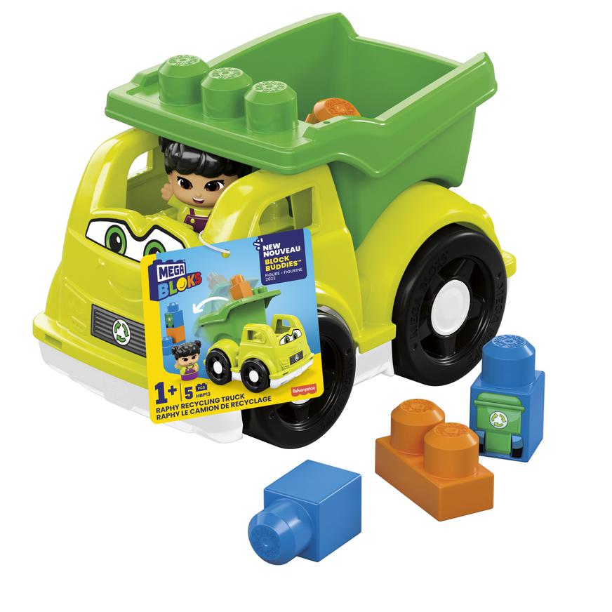 Juguete De Construcci&oacute;n Mega Bloks Peque&ntilde;o Veh&iacute;culo Reciclaje image number 0